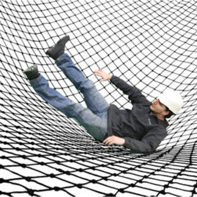 FP-100 Fall Protection Safety Net Product installed on construction site