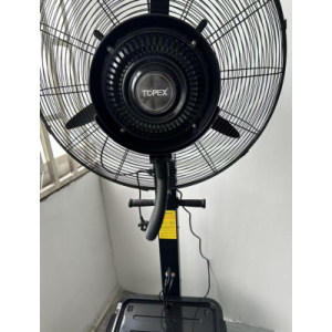 Topex water mist fan for outdoor cooling