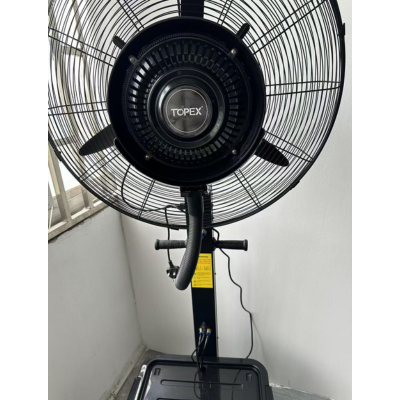 Topex water mist fan for outdoor cooling